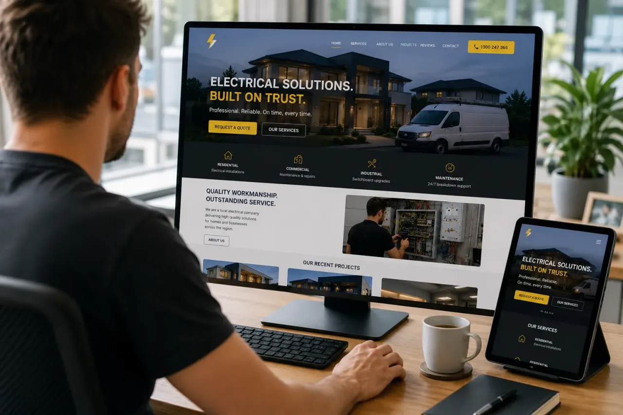 What a proper website does for you